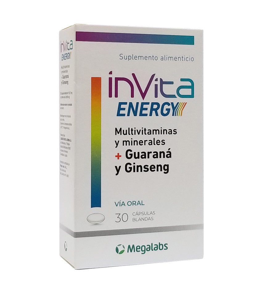 Invita Energy Capsules – Boost Your Energy and Mental Performance with Guarana and Ginseng