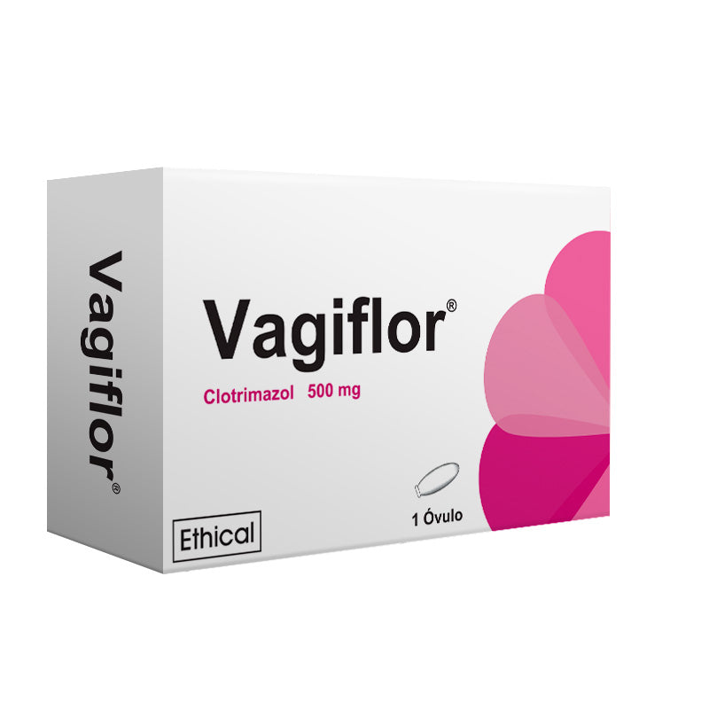 Vagiflor Dominican Vaginal Ovule - Effective Treatment for Vulvovaginal Mycosis with 500 mg Clotrimazole